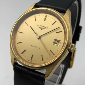 Vintage 1970's LONGINES 1663 Automatic Swiss made Men's Gold watch #1953 - Picture 1 of 17