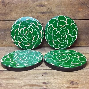 Pier 1 Succulent Drink Coasters Set of 4 - Bild 1 von 3