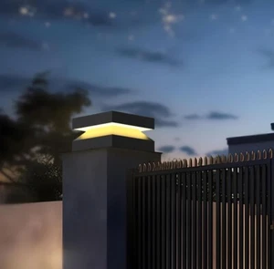 Stainless Steel Outdoor Post Lights, Solar Light,Outdoor Lamp Post - Picture 1 of 3