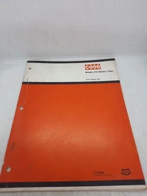 Case Tractors Model J72 Rotary Tiller Service Repair Parts Catalog  - Image 1 of 4