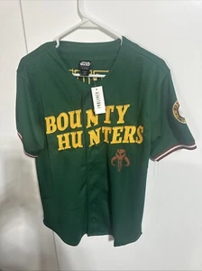 MAGLIA DA BASEBALL DISNEY STAR WARS BOX LUNCH BOBA FETT UOMO VERDE TAGLIA: XS - Foto 1 di 6