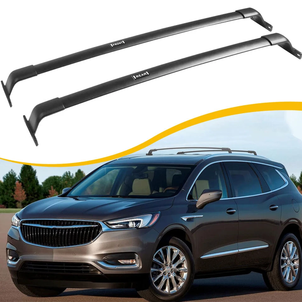 Barra transversal de 2 piezas para barra transversal de aluminio Buick Enclave 2018-2024 Foto 1 de 4