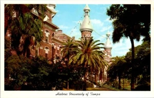 Historic University of Tampa Florida Chrome UNP c1960 Postcard - Picture 1 of 2