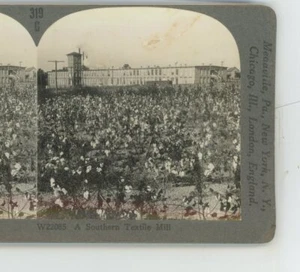 Southern Textile Mill Raleigh NC Carolina del Norte Keystone EE. UU. Stereoview - Imagen 1 de 2