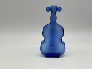 Cobalt blue glass 8 inch cello stamped number 3 - Picture 1 of 7
