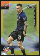 2021 Topps Chrome MLS Gold Refractors #162 Franko Kovacevic /50