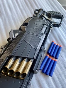 NERF Gun Zombie BrainSaw Painted Working Prop Blaster Halloween Costume Comicon - Picture 1 of 8