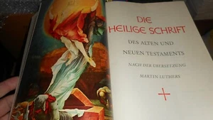 Biblia-Luther Bibel-Text 1956/64 Altarformat-88 Farbbilder-Die Heilige Schrift - Bild 1 von 8