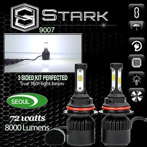 Seoul LED CSP 72W 8000LM Conversion Kit 6000K White Bulbs - Headlight High Fog - Picture 1 of 14