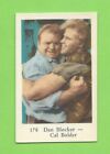 1962 Dutch Gum Card (1-200) #178 Dan Blocker and Cal Bolder