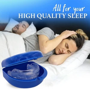 Anti Snore Solution Stop-Snoring High Quality Sleep Apnea Mouth Guard MouthpieWH - Picture 1 of 9