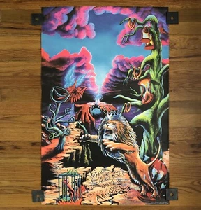 Vincent Monaco Collection “The Wrath” 1997 Blacklight Poster 22" X 34" - Picture 1 of 6