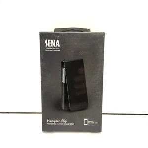 SENA HAMPTON FLIP HANDCRAFTED GENUINE LEATHER PROTECTIVE CASE FOR IPHONE 6 - Picture 1 of 7