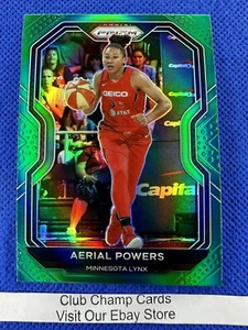 2021 #26 Aerial Powers WNBA Panini Prizm Basketball Green Prizm Lynx - Picture 1 of 2