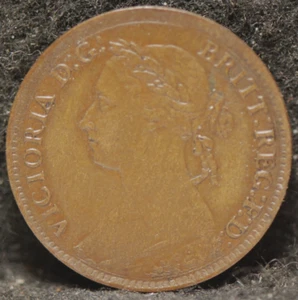 Great Britain 1884 Farthing, KM753, Extremely Fine, R=NR, 4-20 - Picture 1 of 2