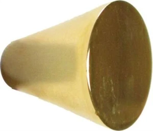 3/4" Mid-Century Modern Knob Cast Brass - Picture 1 of 1