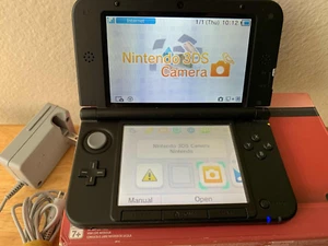 Nintendo 3DS XL 4GB Red Console (NTSC) + Charger - Picture 1 of 6