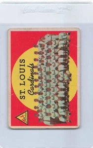 1959 Topps #223 St. Louis Cardinals Team Fair * 6261 - Bild 1 von 2