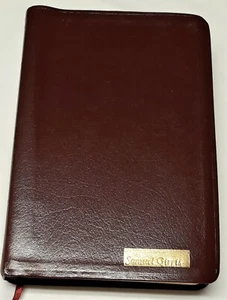 Bibel Neu KJV, persönliche Größe, roter Buchstabe, Riesendruck, Referenz, Leder, 1992 - Bild 1 von 11