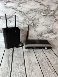 Frontier Actiontec MI424WR rev. F Router And Belkin F5d8253-4 V2 FOR PARTS - Picture 1 of 10
