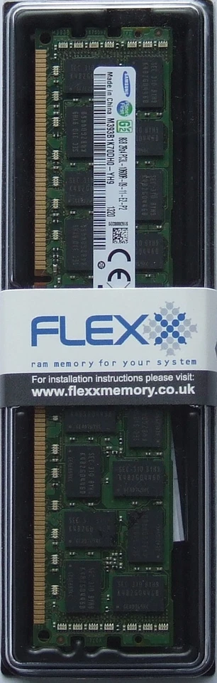 Samsung 8GB (1x8GB) Dual Rank x4 PC3-10600 (DDR3-1333) Registered ECC, 1.35v - Image 1 of 1