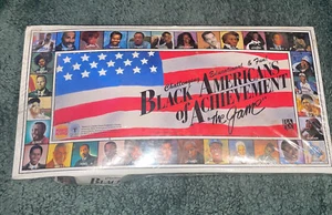 Gioco da tavolo vintage Black Americans of Achievement 1993 storia curiosità completo - Foto 1 di 8