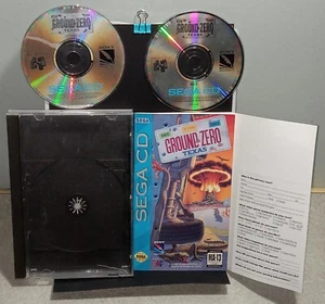 Ground Zero Texas (Sega CD, 1993) Complete Game/Case/Manual/Reg Card - Picture 1 of 14