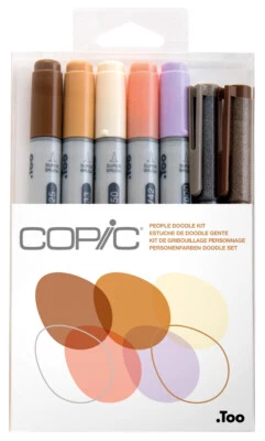 COPIC Marker ciao 7er Set "Doodle Kit People" - Bild 1 von 2