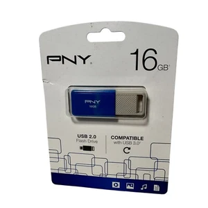 PNY USB 2.0 Flash Drive 16GB - (P-FD16GODM-GE) - Picture 1 of 4
