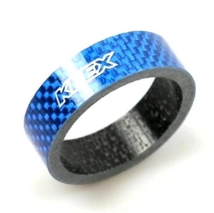 gobike88 KREX blue carbon spacer, 10mm, for 1-1/8" headset, CC-AL003 304 - Picture 1 of 1