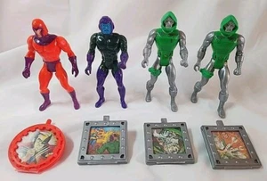 Marvel Secret Wars Action Figure Collection vintage 84' + shields Kang Magneto - Picture 1 of 17