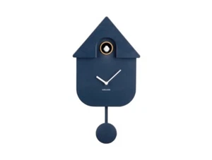 Karlsson Modern Cuckoo Wall Clock - DARK BLUE (KA5768BL) - Picture 1 of 3