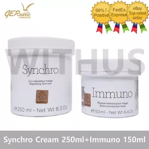 Gernetic Synchro Cream 250ml + Immuno Mask Cream 150ml Anti-Aging Acne Tracking_ - Picture 1 of 5