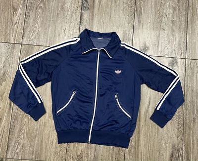 Sehr seltene Adidas Vintage Track Top Jacke Navy 70s SV Triberg Gr.48 - Bild 1 von 4