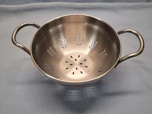Colador Wazir Chand & Co Pvt Ltd Pequeño 7" Pies Acero Inoxidable Hecho en la India - Imagen 1 de 18