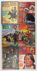 Real West Magazine, Vol. 17, 1974, Vintage Western History, Pulp, Lot of 6 - Foto 1 di 24