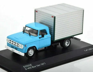 WHITEBOX WB275T, 1971 DODGE D-400 BOX VAN, LIGHT BLUE / GREY, 1:43 SCALE - Picture 1 of 2