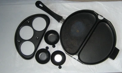 3 Cup Flip Over Egg Poacher - Image 1 of 4