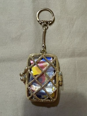 Vintage Schlüsselanhänger Regenhaube - Bild 1 von 3