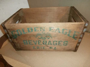 Vintage 1959 Holz Soda Box Kiste Steinadler Getränke Erie PA - Bild 1 von 12