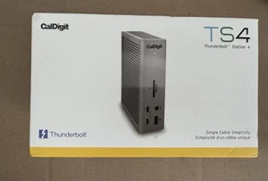 CalDigit TS4 Thunderbolt 4 Dock - 18 Ports, 98W Charging, 40Gb/s Thunderbolt ... - Picture 1 of 3