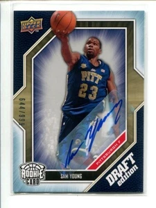 2009-10 Upper Deck Draft Edition Silver Autographs #17  Sam Young #/999 🏀 - Picture 1 of 3