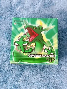 Gameboy Advance SP Rayquaza Edition Pokemon Center Limited Nintendo NTSC-J New - Picture 1 of 6