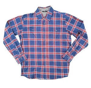 Wrangler Herren Langarm Hemd mit Knopfleiste kariert Kragen Gr. M Baumwolle Polyeste - Bild 1 von 7