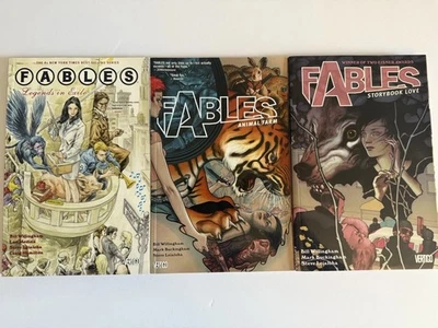Lote Fábulas TPB Volumen 1 2 y 3 Bill Willingham DC Vertigo Comics, Novelas Gráficas Foto 1 de 4