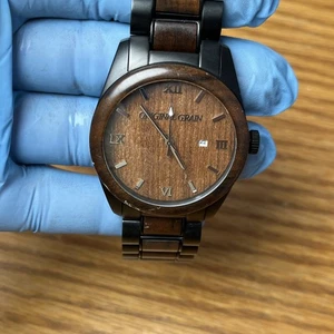 Reloj Hombre Original Grain The Classic Madera/Acero Inoxidable Funcionando - Imagen 1 de 16