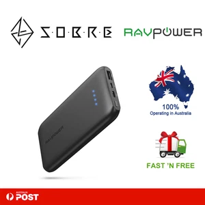 RAVPower 10000mAh 5V 3A Type-C Port External Battery Power Bank Portable Charger - Picture 1 of 9