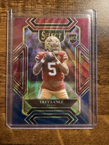2021 Select Club Level Tri Color Trey Lance RC /149 Chargers - Picture 1 of 2