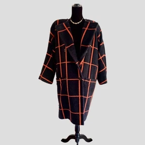 Vintage Escada By Margaretha Ley Coat Alpaca Wool European Fashion Sz EU 38 US 6 - Picture 1 of 7