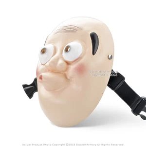 Hyottoko Mask Traditional Festival Hotaru Sword Smith Demon Anime Cosplay Prop - Picture 1 of 4